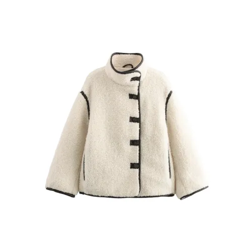Fashionable Warm Faux Fur Velvet Jacket Women