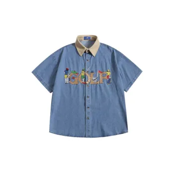 Retro Trendy Embroidered Shirt