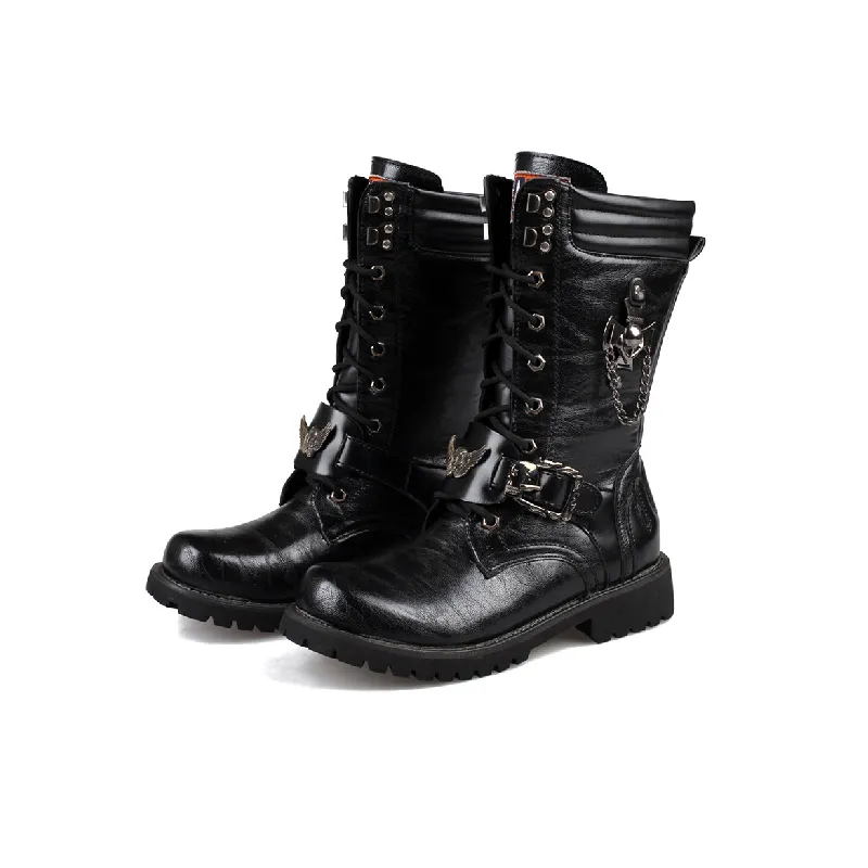 Fashionable Cool Mid Calf Boots-1