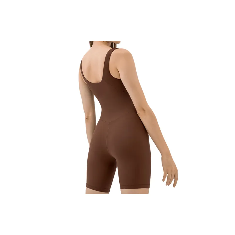 Casual Plain Bodysuit Women-9
