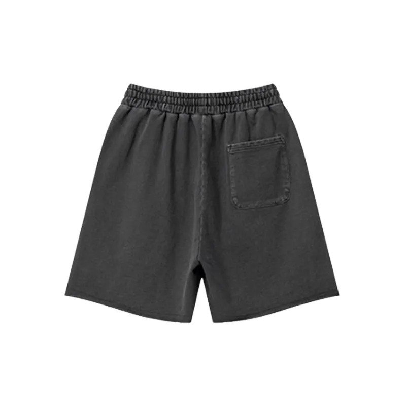Fashionable Plain Cotton Casual Shorts-1