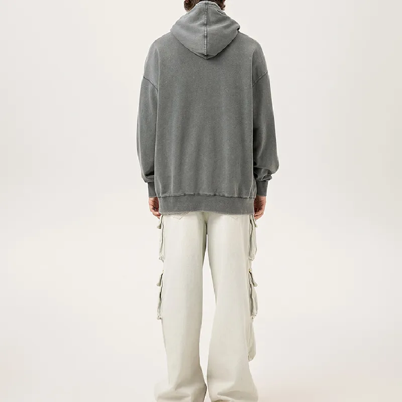 Fashionable Washed Sweatshirt-3