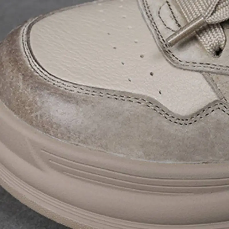 Simple Contrast Color Skateboarding Shoes-6