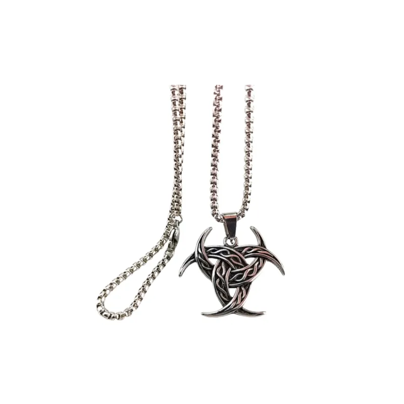 Biochemical Pendant Stainless Steel Necklace