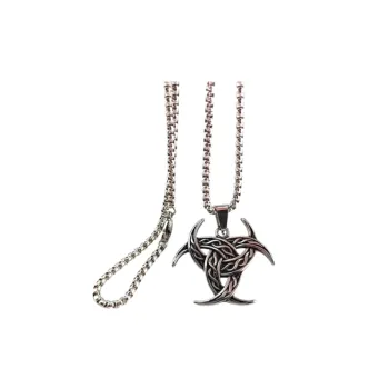 Biochemical Pendant Stainless Steel Necklace