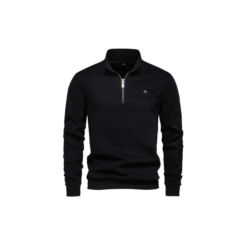 Casual Plain Sweatshirt-4