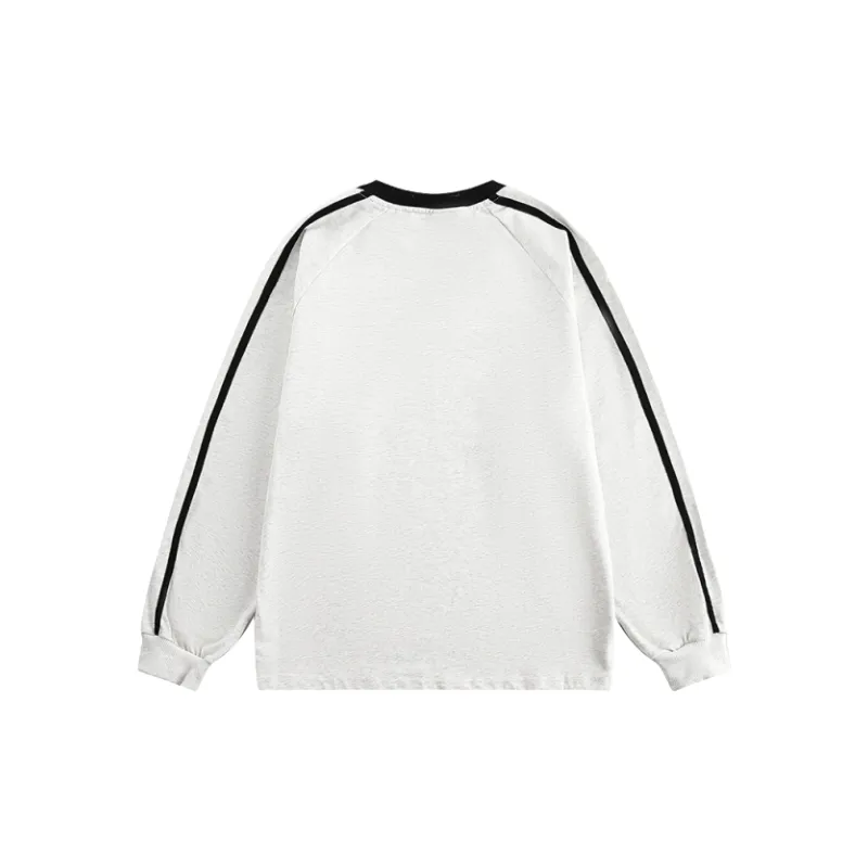 Retro Sporty Cotton T Shirt-1