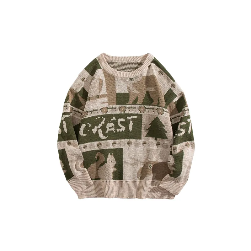 Retro Loose Sweater-3