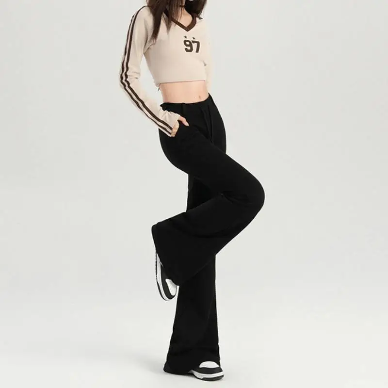 Casual Funky Knit Sweatpants-1
