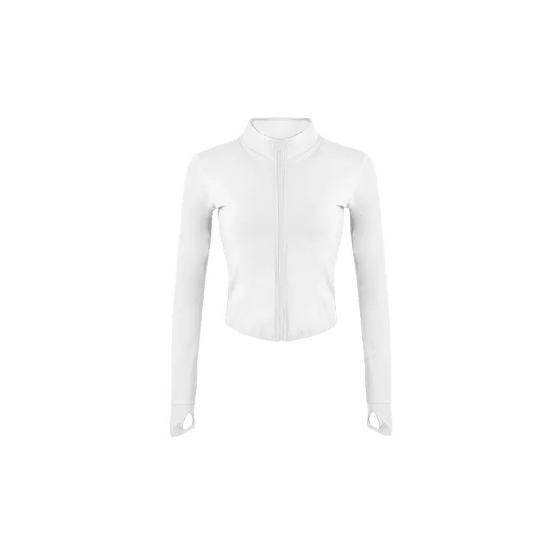 Simple Lightweight Blended Synthetic Fabrics Fitness Clothing Women-6