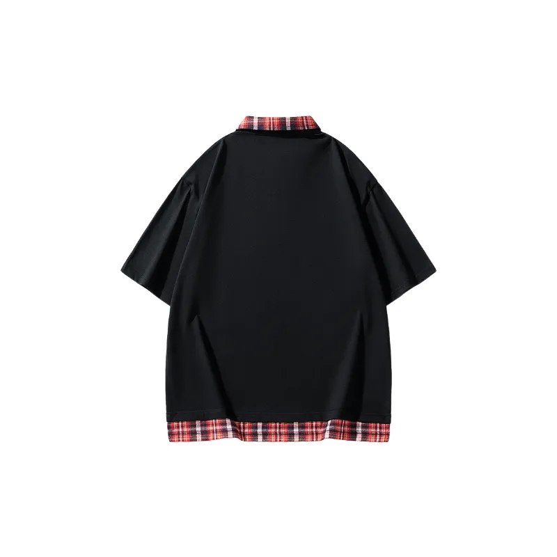 Casual Loose Polyester T Shirt-9