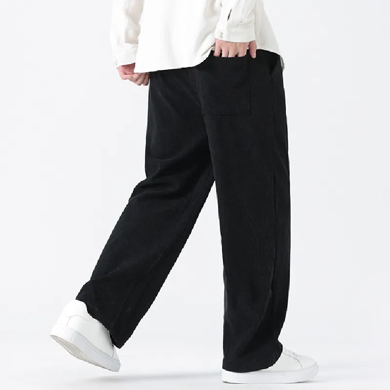 Retro Basics Casual Pants-3