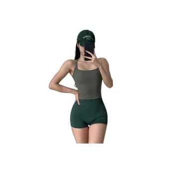 Casual Sporty Plain Cotton Blended Fabric Vest Women