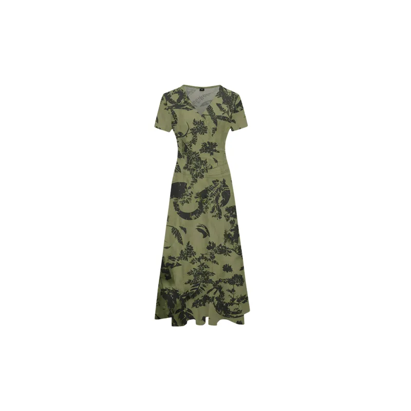 Casual Loose 100D High Density Milk Silk Dress Women-6