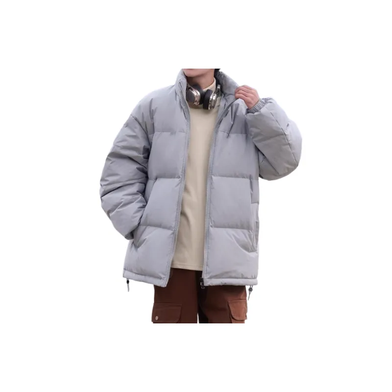 Warming Loose White Duck Down Jacket-1