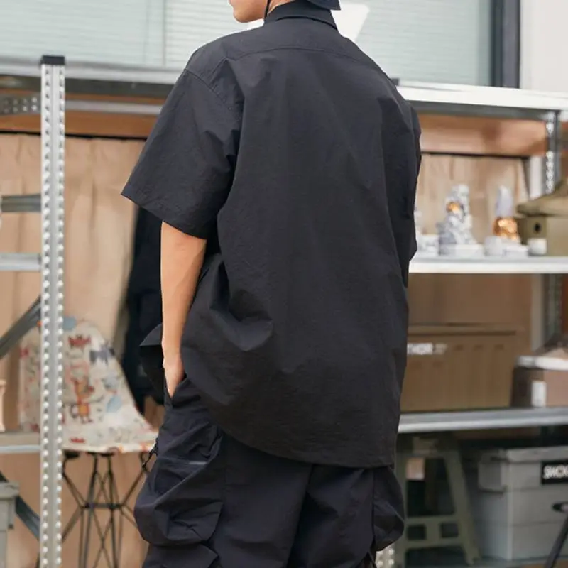 Loose Short Sleeve Shirt-3
