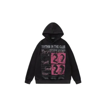 Retro Figure Old Hooded Sweater