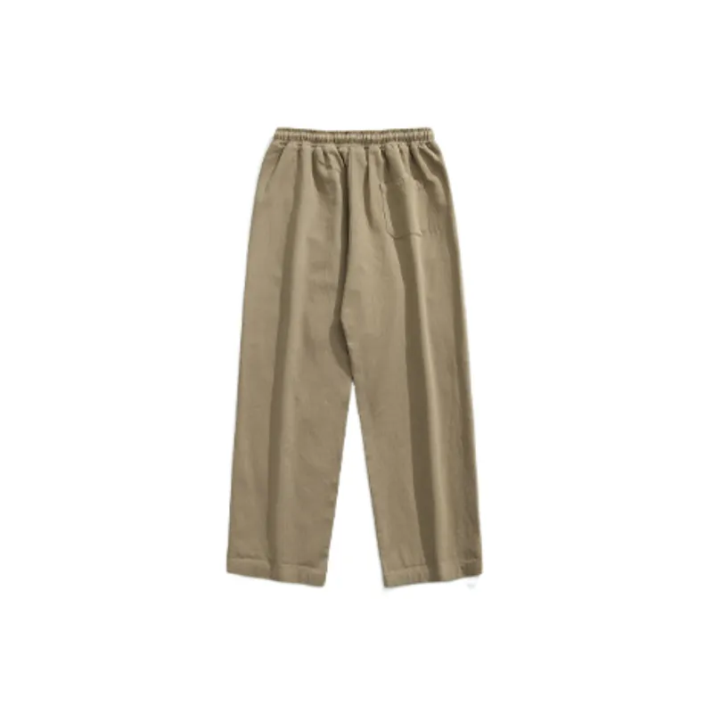 Fashionable Loose 100% Cotton Cargo Pants-5