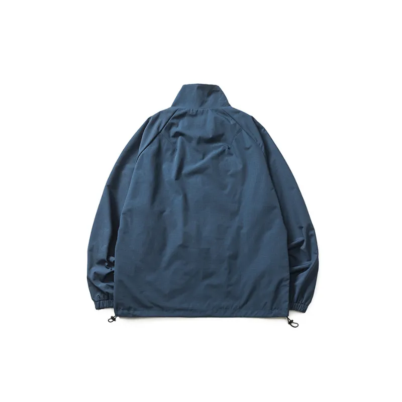 Solid Color Three dimensional Pocket Decorated Collar Retro Outdoor Jacket-1