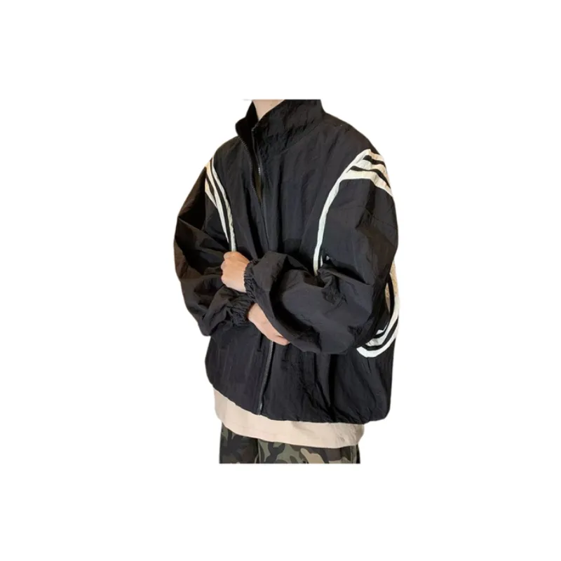 Retro Contrast Color Jacket-0