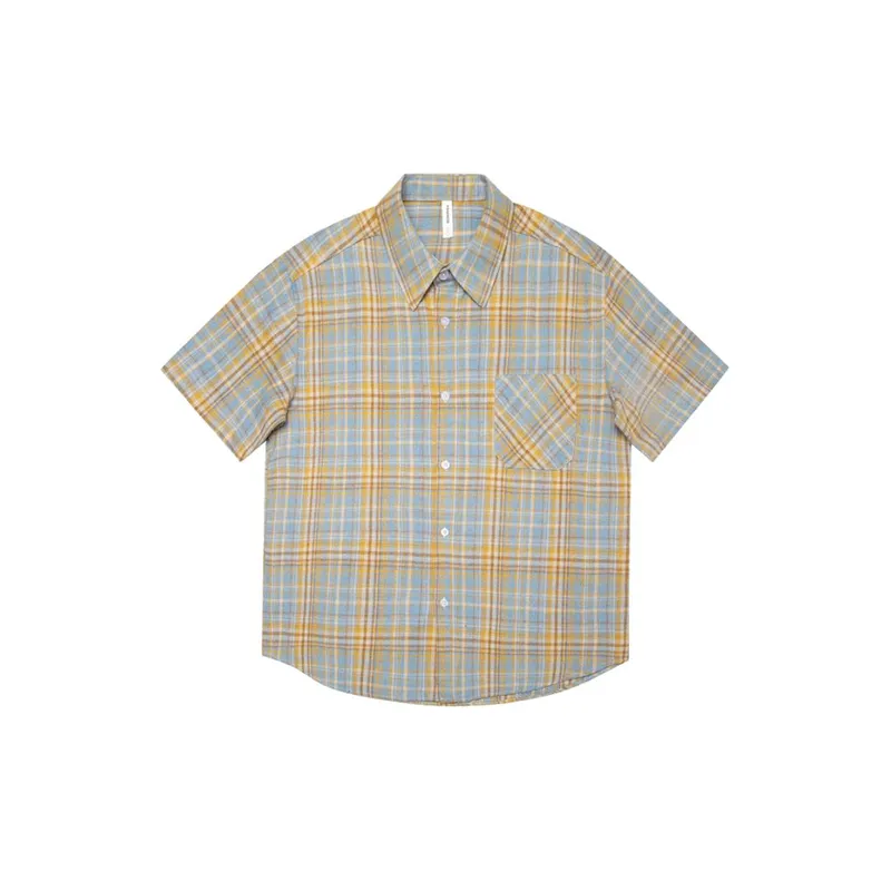 Casual Softness Blended Synthetic Fabrics Shirt-0