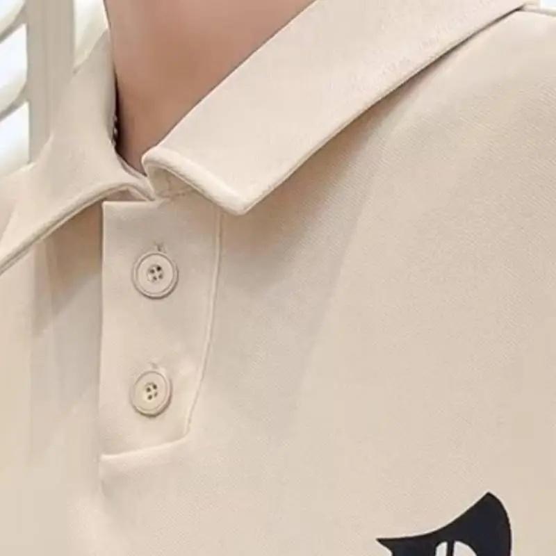 Trendy Polo Shirt Two Piece Set-3