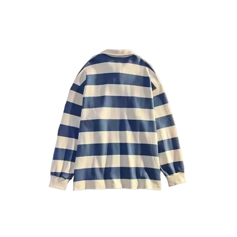 Fashionable Striped Polyester Polo-3