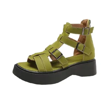 Retro Plain Roman Sandals