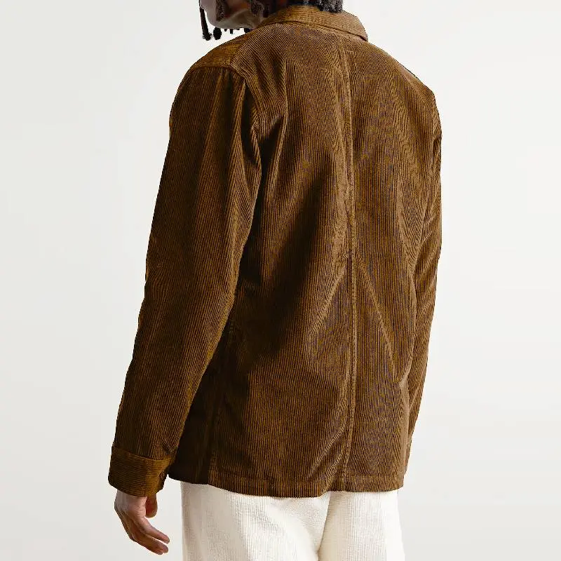 Simple Long Sleeve Jacket-2