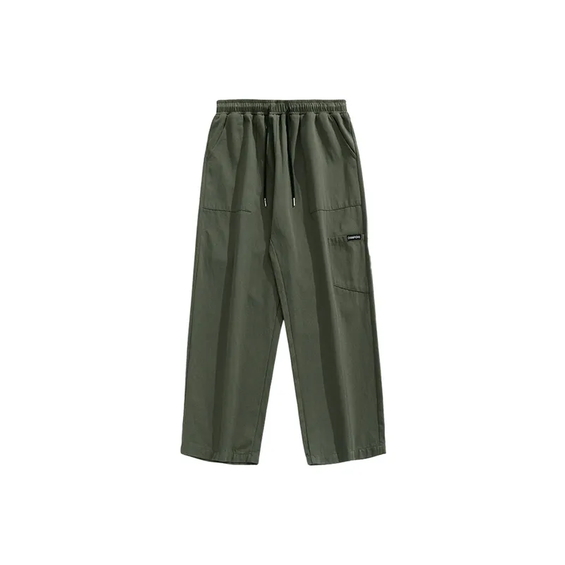 Fashionable Loose 100% Cotton Cargo Pants-10