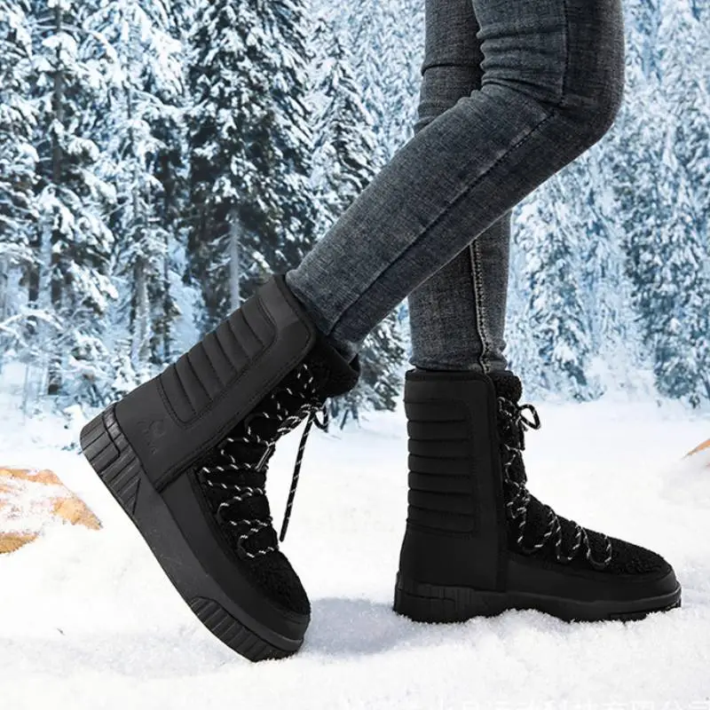 Casual Funky Snow Boots-4