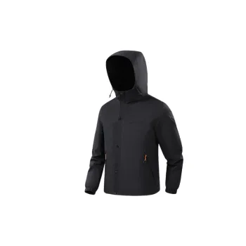 Basics Contrast Color Polyester Outdoor Jacket