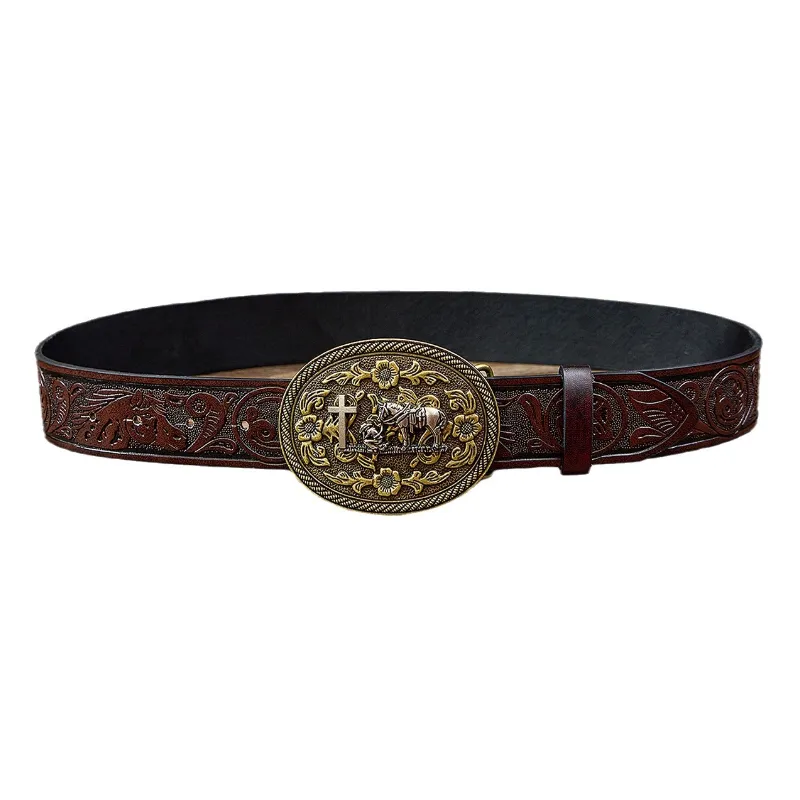 Fashionable Casual Leather Belt-2