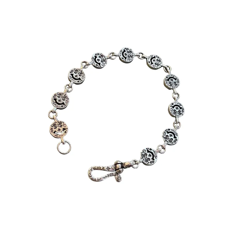 Retro Graffiti Hip Hop Bracelet-0