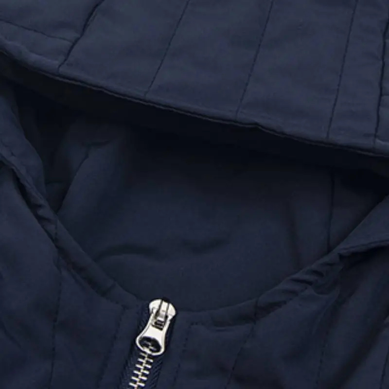 Fashionable Warming Cotton Quilted Jacket-2
