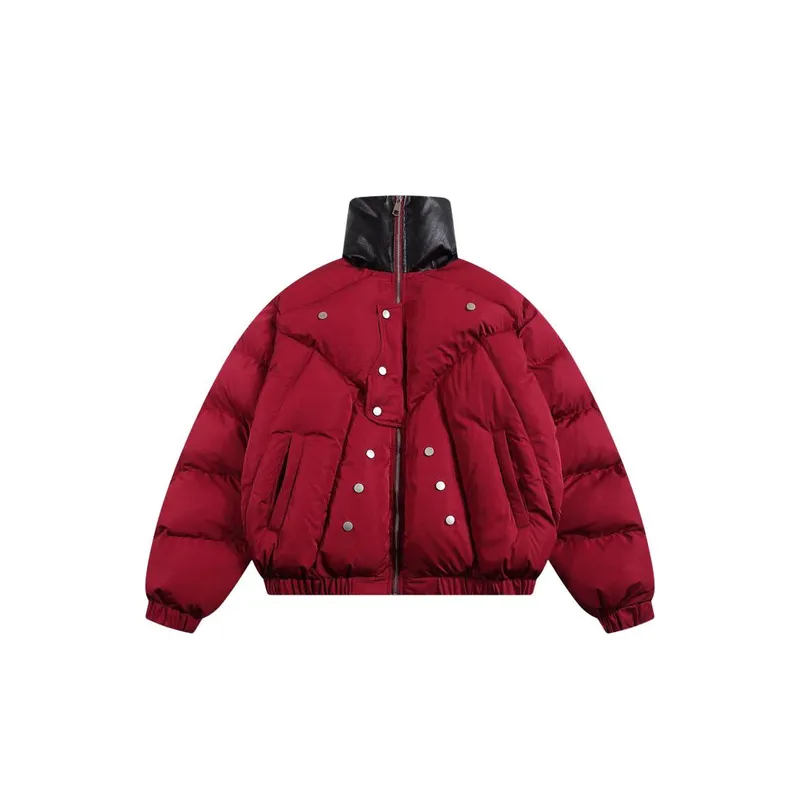 Heavyweight Trendy Brand High Street Cotton Jacket Coat-0