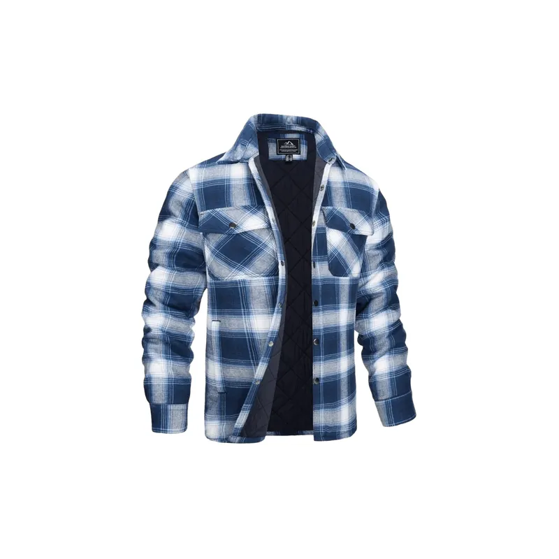 Fashionable Plaid Jacket-2