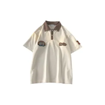 Thin Five Point Polo Shirt