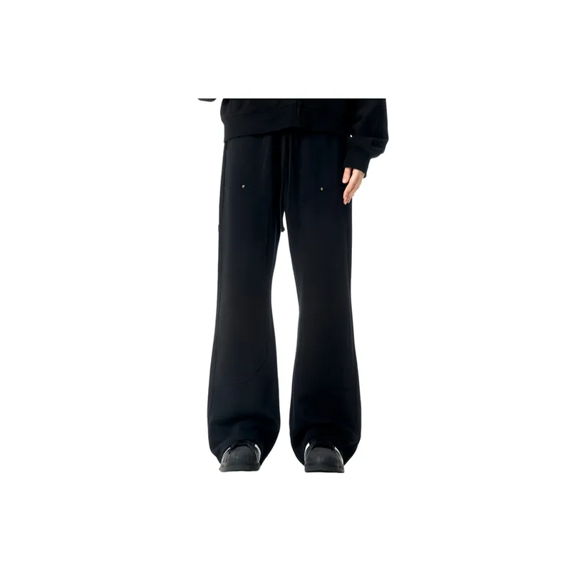 Retro Casual Pants Loose Knit Sweatpants-6