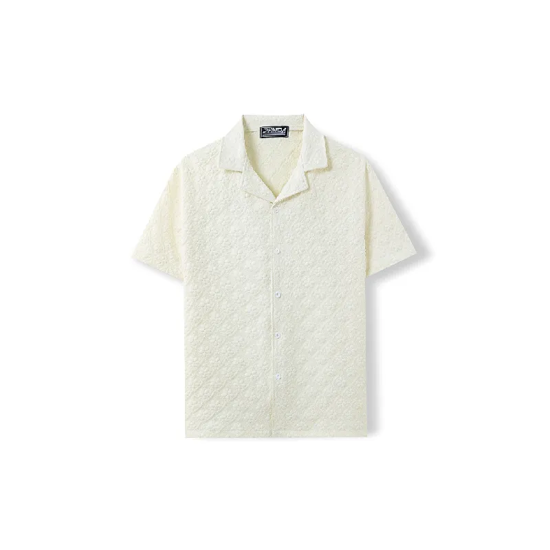 Fashionable Plain Polyester Shirt-0