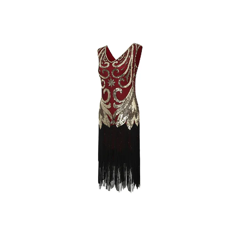 Retro Funky Dress Women-5