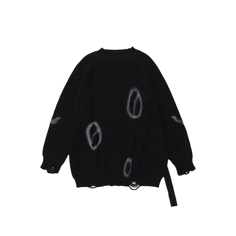 Ripped Loose Sweater-0