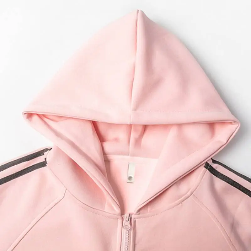 Casual Striped Polyester Sweatshirt-6