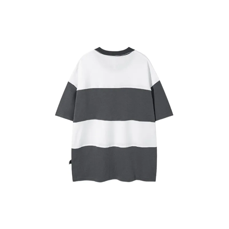 Casual Loose Cotton Blended Fabric T Shirt-1