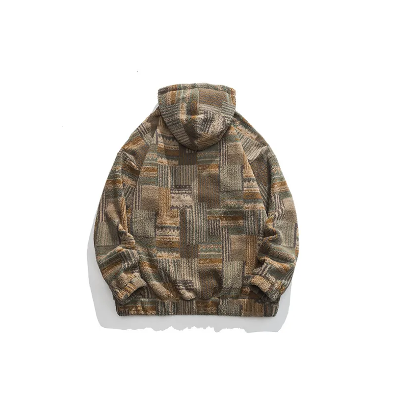 New Ethnic Style FleeceThickened Pullover Hoodie-1