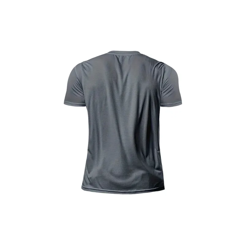 Simple Plain Blended Synthetic Fabrics T Shirt-12