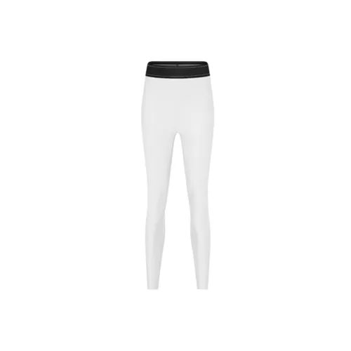 Sporty Contrast Color Leggings Women