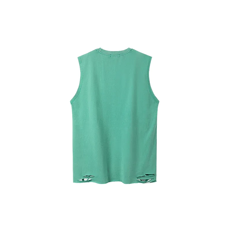 Retro Loose Cotton Vest-5