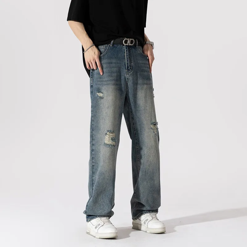 Retro Washed Jeans-1
