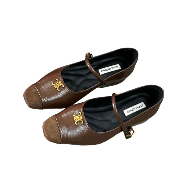 Elegant Plain Mary Jane Shoes-5